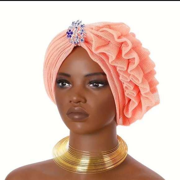 Beige  Rhinestone headwear - Picture 10 of 11